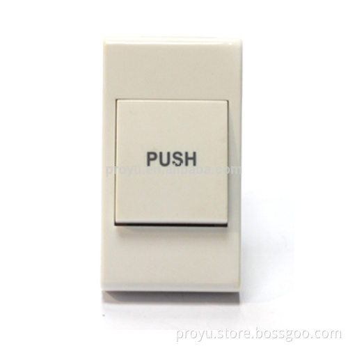 Hot selling Plastic micro rectangle flat door release access push button PY-DB19